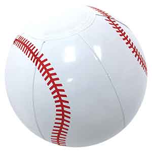 6'' Baseball Beach Balls