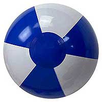 6'' Blue & White Beach Balls