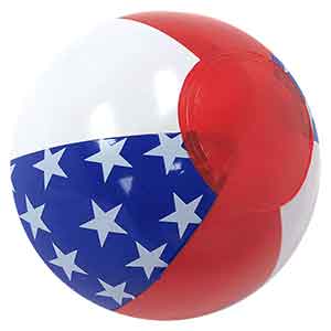 6'' Patriotic Stars Beach Balls