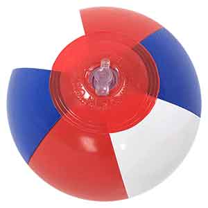 6'' Red White & Blue Beach Balls