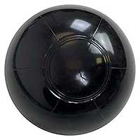 6'' Solid Black Beach Balls