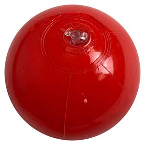 6'' Solid Red Beach Balls