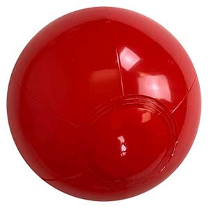 6'' Solid Red Beach Balls