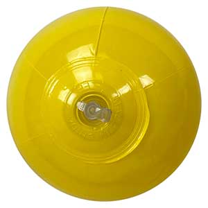 6'' Solid Yellow Beach Balls