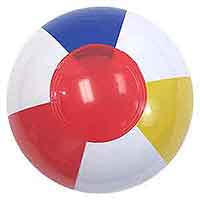 6'' Traditional Red Dot Beach Balls