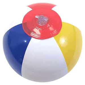 6'' Traditional Red Dot Beach Balls