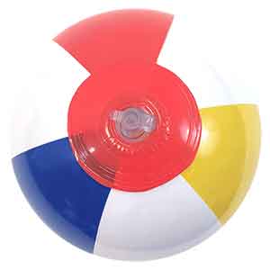 6'' Traditional Red Dot Beach Balls