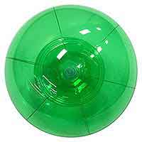 6'' Translucent Green Beach Balls