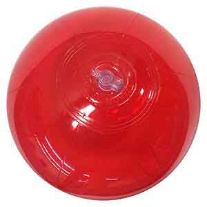 6'' Translucent Red Beach Ball