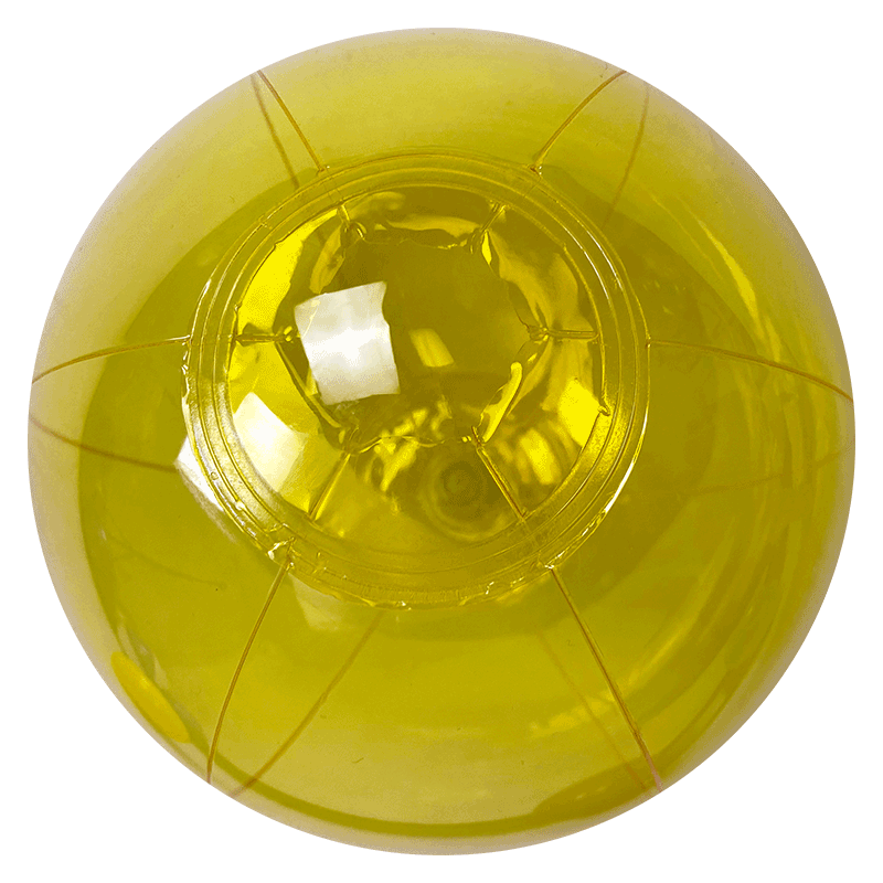 Beachballs 12-inch Translucent Yellow Beach Ball 