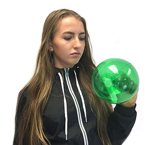 6'' Translucent Green Beach Balls