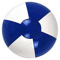 9'' Blue & White Beach Ball