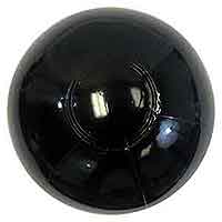 9'' Solid Black Beach Balls