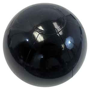 9'' Solid Black Beach Balls