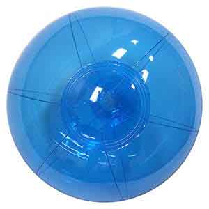 9'' Translucent Blue Beach Balls
