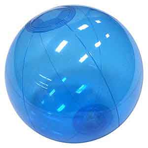 9'' Translucent Blue Beach Balls