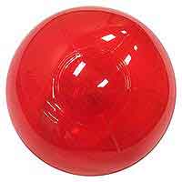 9'' Translucent Red Beach Balls