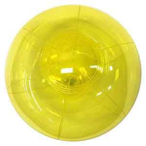 9'' Translucent Yellow Beach Balls