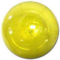 9'' Translucent Yellow Beach Balls