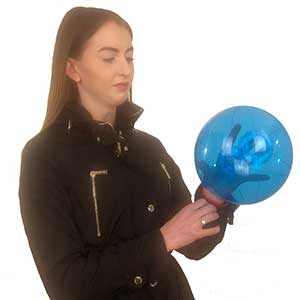 9'' Translucent Blue Beach Balls