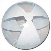 36'' Clear & White Beach Balls
