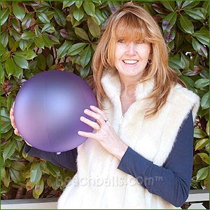 16'' Purple Shimmer Beach Ball