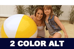 Two Color Beach Balls