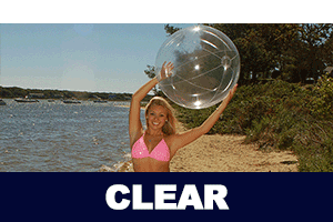 Clear Beach Balls