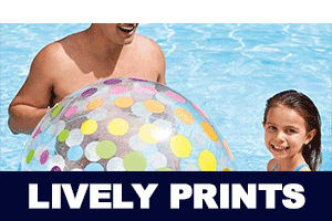 Lively Print Beach Balls