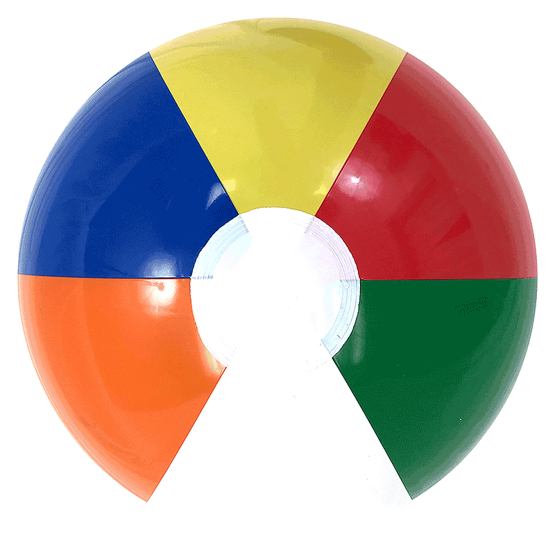 2 beach balls