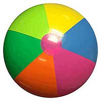 24'' Rainbow Beach Balls