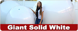 Giant Solid White Beach Balls