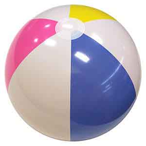 24'' Traditional Pink Beach Balls