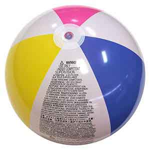 24'' Traditional Pink Beach Balls