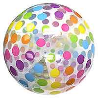 42'' Rainbow Dots Beach Balls