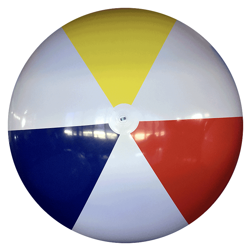 Beach Balls from Small to Giants 12FT Deflated Traditional P7 Beach Ball