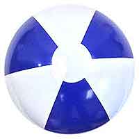 12'' Blue & White Beach Balls