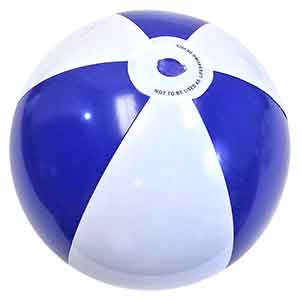 12'' Blue & White Beach Balls