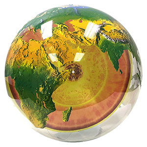 34'' Diameter Earth Core Beach Balls