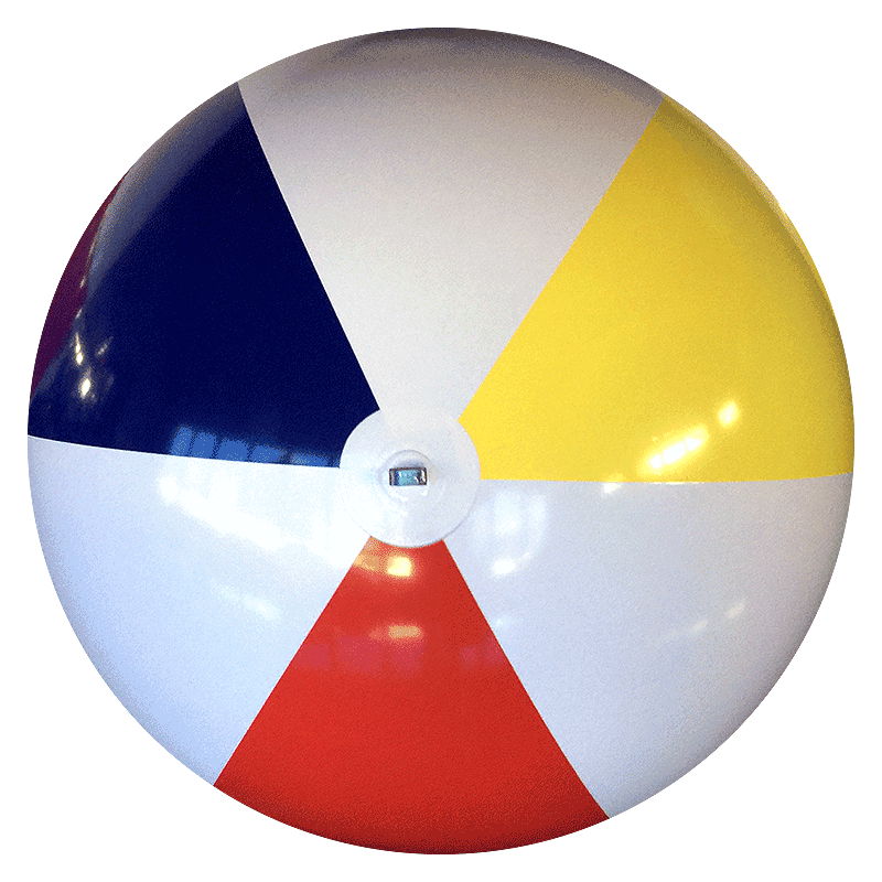 black beach balls