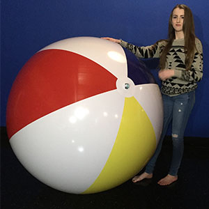 Ball part. Joe Beachball. Elena Beach Ball. Beachball - Beachball 1998. Giant big Beach Ball deflating.