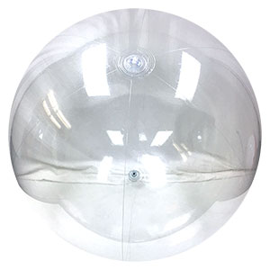 clear beach balls