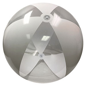 clear beach balls