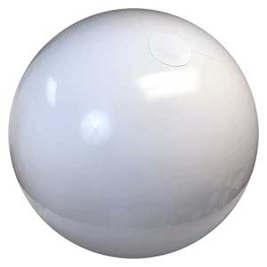 large white beach balls