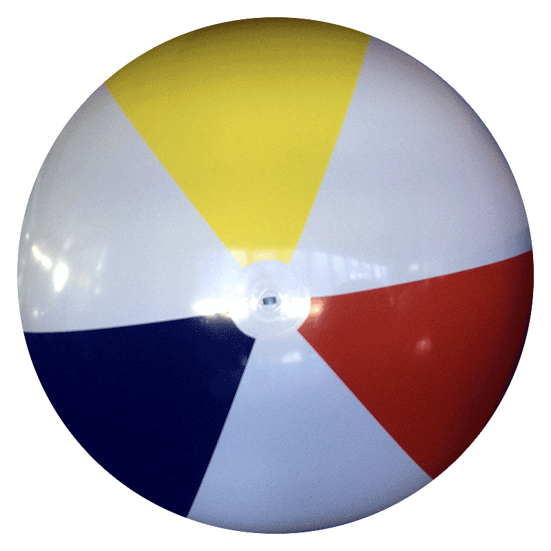 2 beach balls