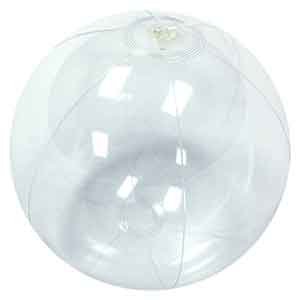 16'' Crystal Clear Beach Balls