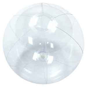 16'' Crystal Clear Beach Balls