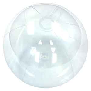 36'' Crystal Clear Beach Ball