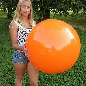 36 Inch Solid Orange Beach Get Customized