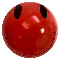 16'' Red Smile Beach Balls